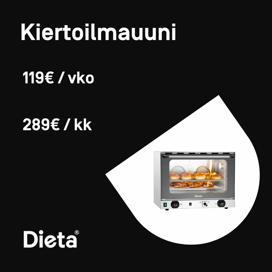 Vuokraa kiertoilmauuni